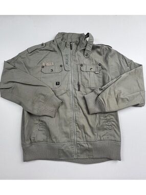 Marc Ecko Military-Style Jacket in Olive